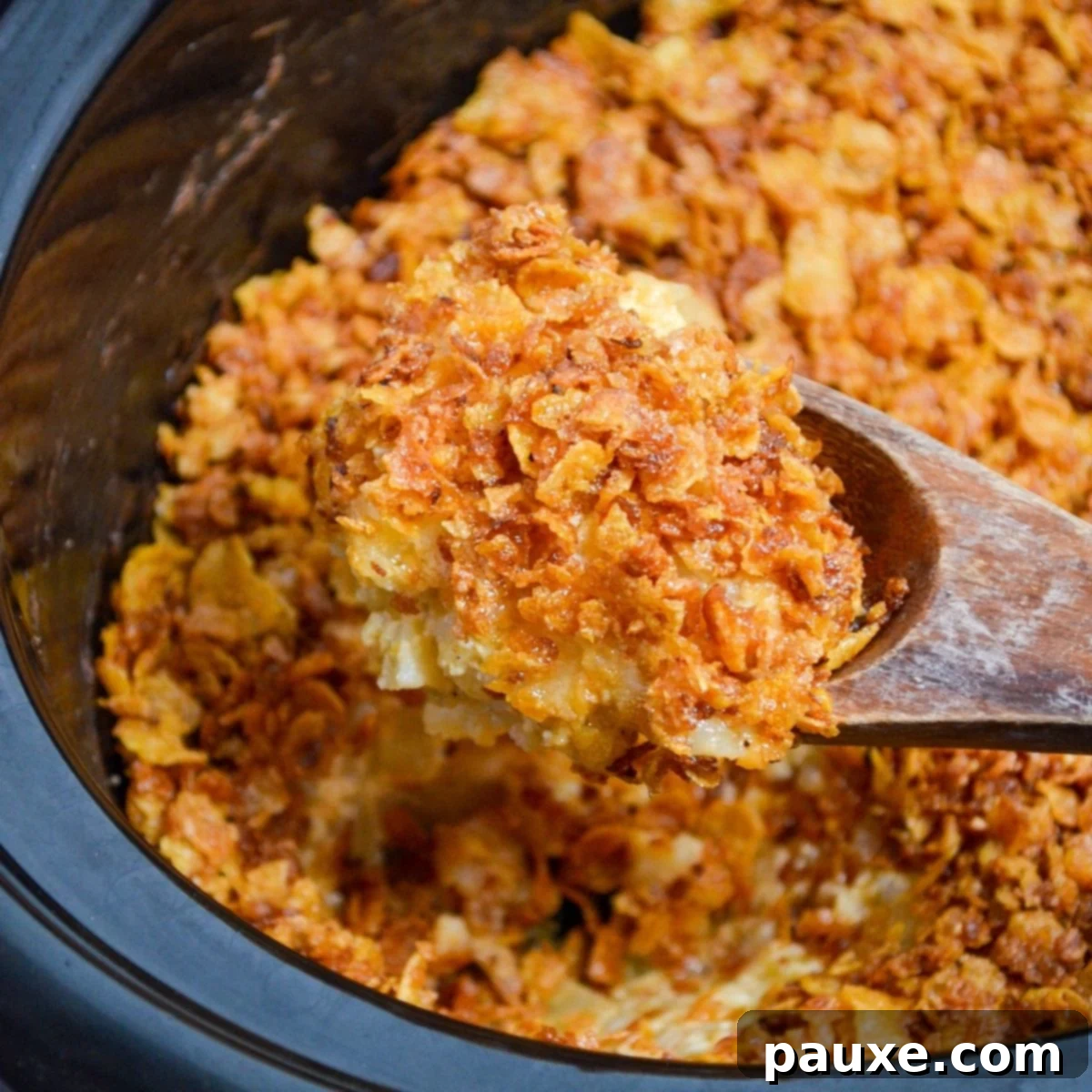 Slow Cooker Golden Cheesy Hash Brown Bake 1 featured 1381