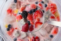 Refreshing Korean Hwachae Fruit Punch