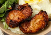 Crisp and Tender Air Fryer Boneless Chicken Thighs