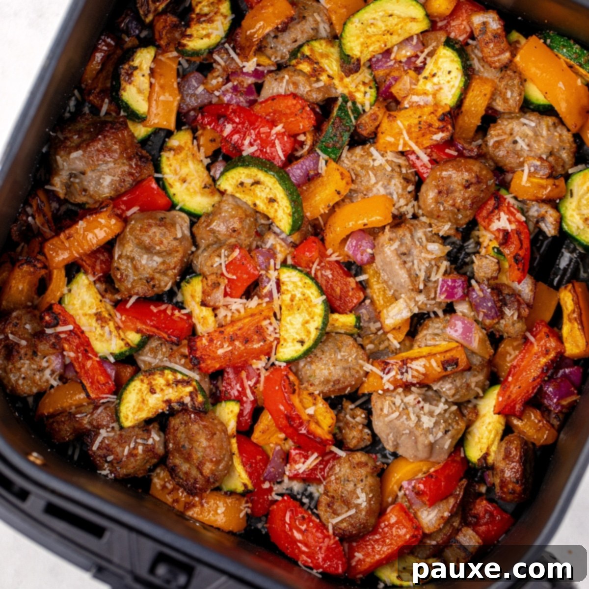 Air-Fried Chicken Sausage & Roasted Veggies 1 featured 20338