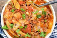 Instant Pot Lazy Cabbage Roll Dinner