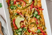 Chicken Fajita Bake