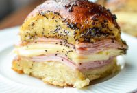 Golden Air Fryer Ham and Cheese Sliders