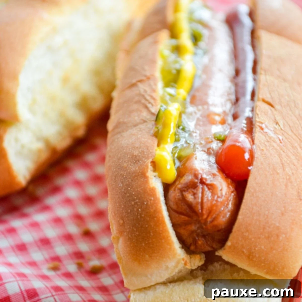 Crispy Air Fryer Hot Dogs and Toasted Buns 1 featured 249