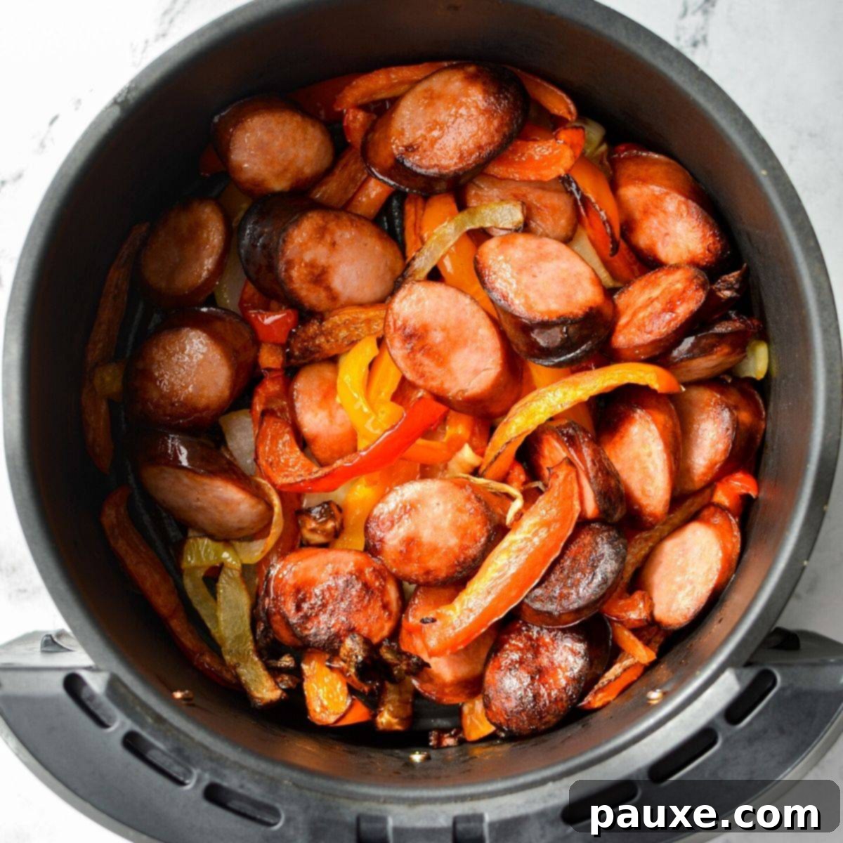 Crispy Air Fryer Sausage and Peppers 1 featured 2665