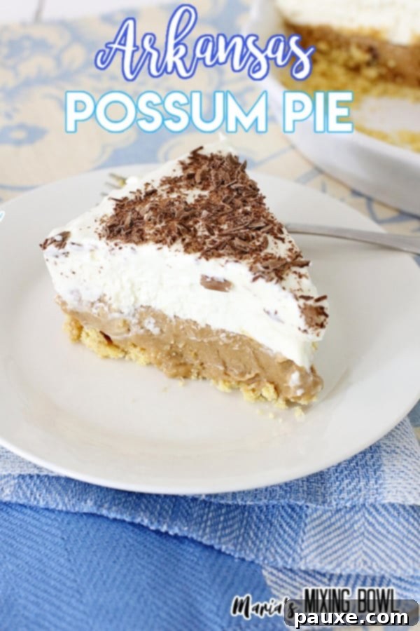30 Irresistible No Bake Pie Delights 18 Possum Pie (No Actual Possums) - Chocolate Pie with Shortbread Crust