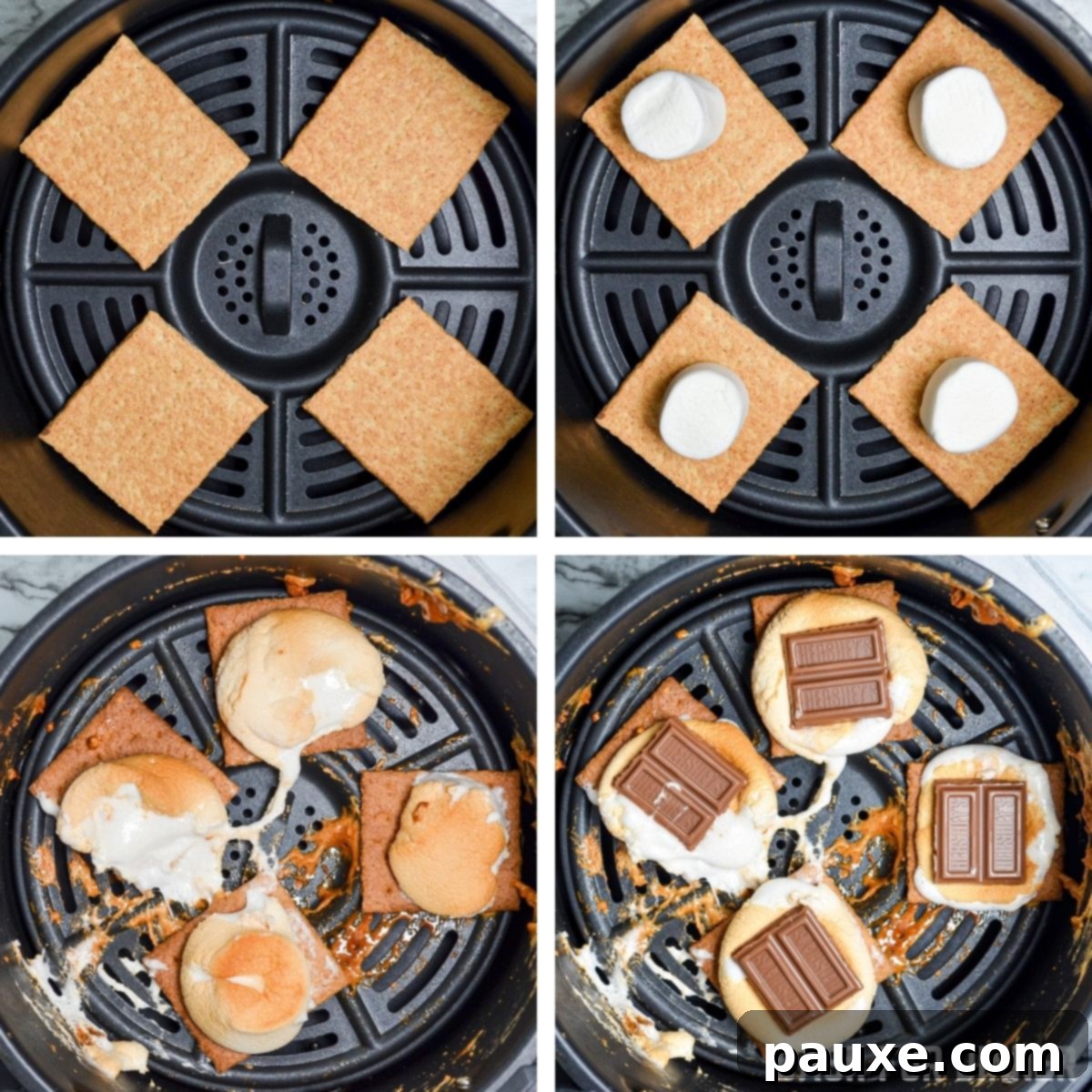 Air Fryer S'mores Magic 5 how to make air fryer smores