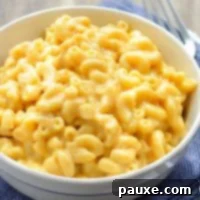 5-Ingredient Instant Pot Velveeta Mac and Cheese 11 5 ingredient instant pot mac and cheese in a small bowl.