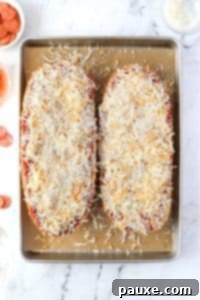 Speedy French Bread Pizzas 16 French bread topped with shredded cheese.